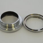Exakta Pair of Bayonet Rings, Back Bayonet Ring with Counter Ring