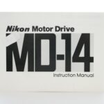 Nikon MD14 MotorDrive Genuine Instruction Book