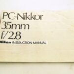 Nikon PG-NIKKOR 35mm f2.8 Instruction Book