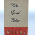 Weston Film Speed Values Book
