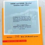 Wratten Gel Filter - 75 x 75mm - Number 78C - Bluish