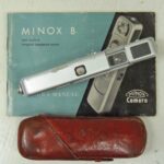 Minox B Camera Bulit-in Meter Chrome with Chain and Case