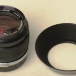 Olympus 28mm f2 Zuiko Wide Angle Lens with Original Hood