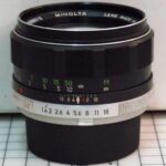 Minolta 58mm f1.4 Rokkor PF Lens