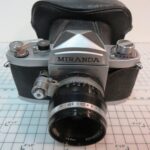 Miranda SLR Film Camera + 50mm f1.9 Lens + Case