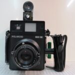 Polaroid 600SE with 75mm f5.6, 127mm f4.7, Viewfinder & Back