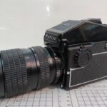Mamiya M645 1000s + 55-110mm f4.5 Sekor Lens + PD Prism