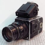 Hasselblad 201F +150mm f4 Sonnar Lens, A12 Back + Meter Prism