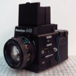 Mamiya M645 Super + 80mm f2.8 Sekor Lens, 6x4.5 Back + WLF